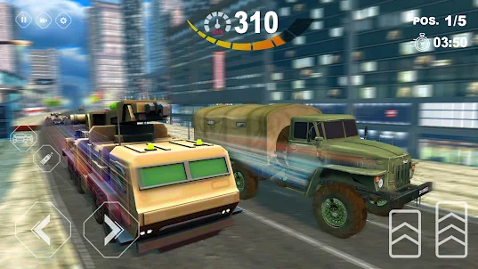 Army Games - Racing Truck Game