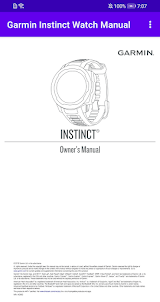 Garmin Instinct Watch Manual