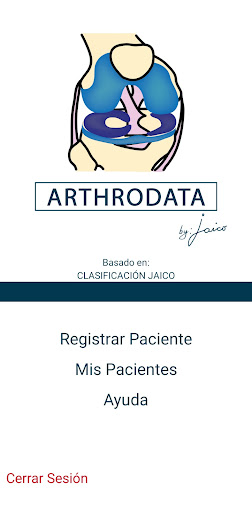 Android application ArthroData by Jaico screenshort