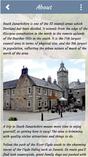 Destination South Lanarkshire Screen 2