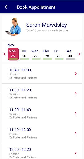 TPP Patient App - Training Screen 3