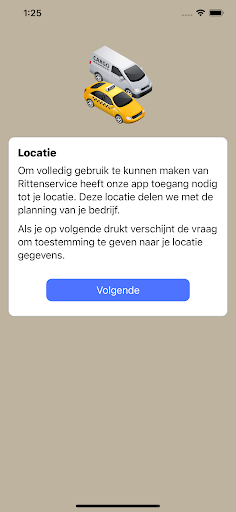 Rittenservice Screen 2