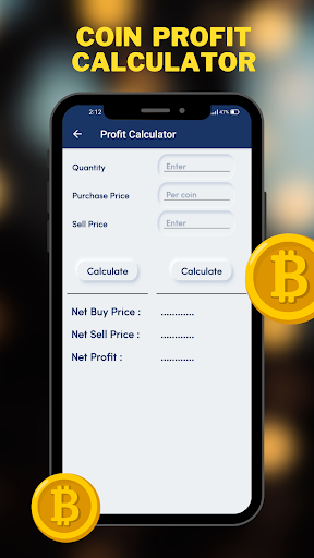 Android application Crypto Calculator screenshort