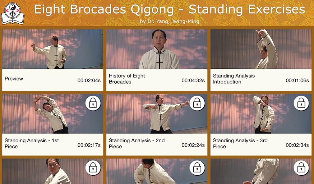 Eight Brocades Qigong Standing banner
