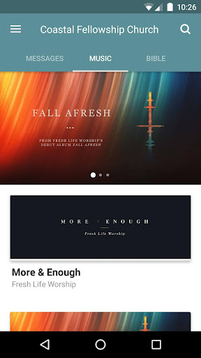 Coastal Fellowship Church Screen 3