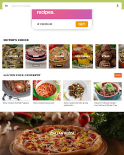 Italian recipes app Varies with device screenshots 15