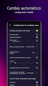 Captura de Pantalla 4 Fondos de pantalla púrpura 4K android
