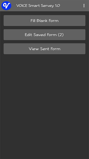 Android application VOICE Smart Survey (VSS) screenshort