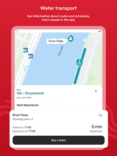 Screenshot of Moscow transport