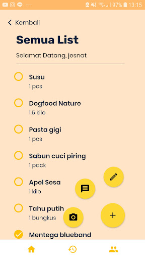 Android application Smart Shopping Assistant screenshort