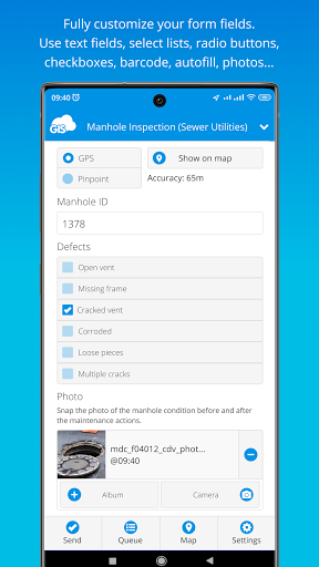 Mobile Data Collection Screenshot