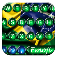Brazil Spheres Emoji Keyboard