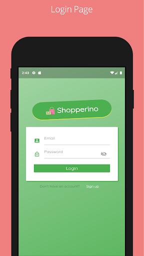 Android application Shopperino (Demo) screenshort
