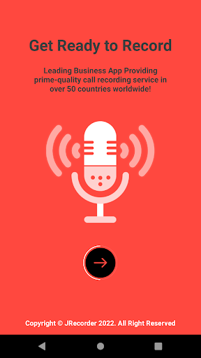 Android application JRecorder- Call-Voice Recorder screenshort