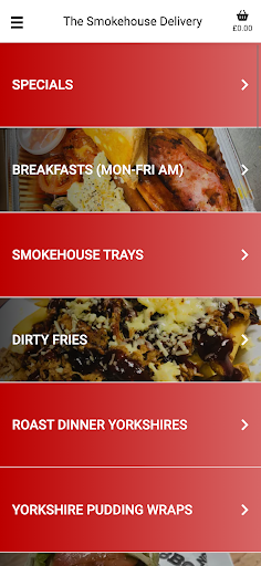 Android application The Smokehouse Kitchen screenshort