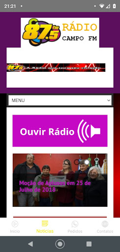 Campo Fm 87.5 Screen 2