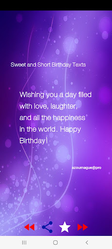 Happy Birthday Wishes Screen 3