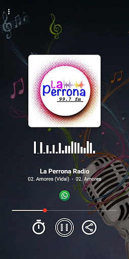 Android application La Perrona Radio screenshort