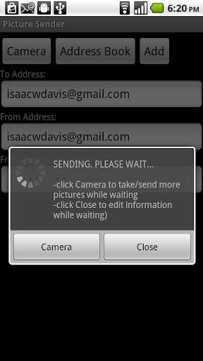 Picture Sender Screen 3