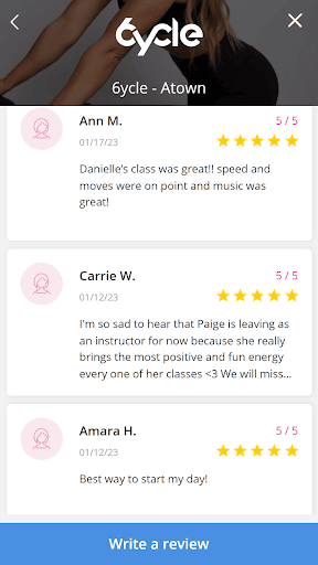 6ycle Screen 2