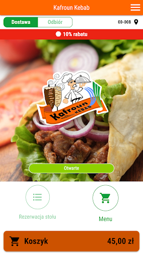 Android application Kafroun Kebab screenshort