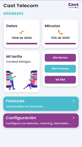 Android application CastTelecom screenshort