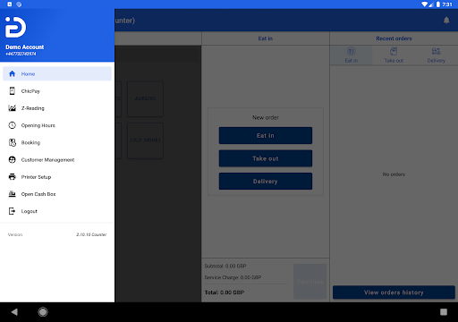 Android application CounterApp screenshort