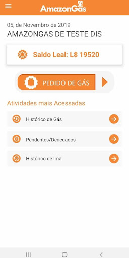 AmazonGás Revendedor Screen 3