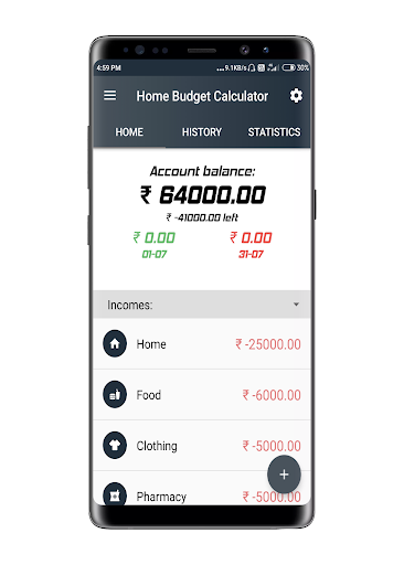 Home Budget Calculator : Manag Screenshot 1 - AppWisp.com