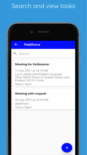 Workforce Next for Field Staff Screen 3