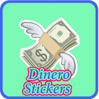 Stickers de Dinero Animados pa