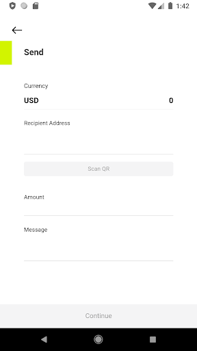 Arus wallet Screen 3