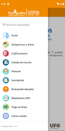 Postgrados UFG Screen 2