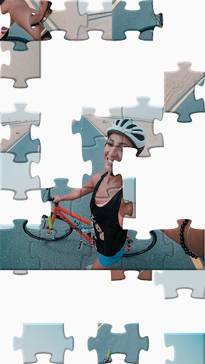 Android application Jigsaw puzzle selfie cam simpl screenshort