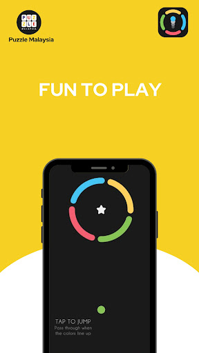 Android application Jump & Switch Color screenshort