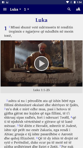Android application Albanian-Shqiptar Bible screenshort