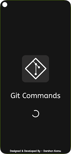 Android application Git Commands screenshort