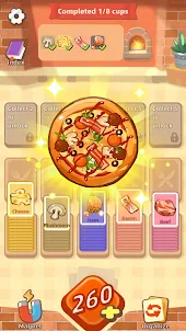 Pizza Sort: 食べ物ソートゲーム
