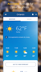 Weather24 – Weather and Radar MOD APK (Unlocked) 1