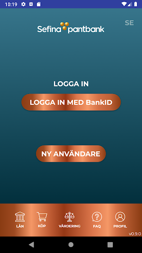 Android application Sefina Pantbank screenshort