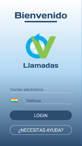 Android application Ovllamadas screenshort