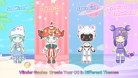 Vlinder Gacha: Dress up games screenshots apk mod 1