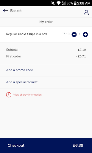 Wellies Fish & Chips Screen 3