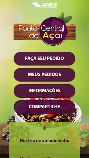 Android application Ponto Central Açaí screenshort