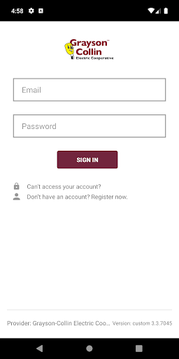 Screenshot of MyGCEC
