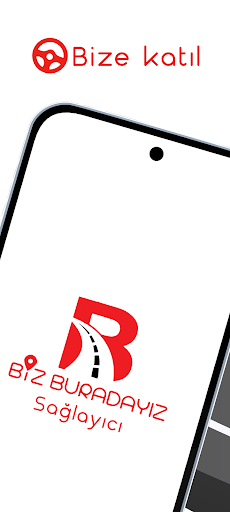 Android application BizBuradayız Sağlayıcı screenshort
