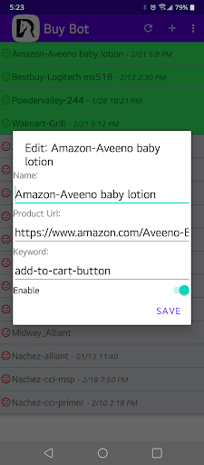 Buy Bot Screen 3