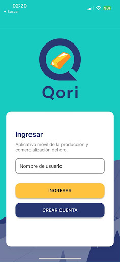 Android application Qori - Pruebas screenshort