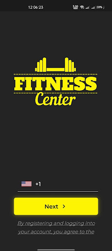 Android application Fitness Center UK screenshort