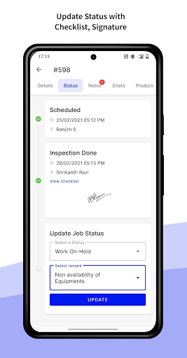 Screenshot of Zuper Pro - Field Service App